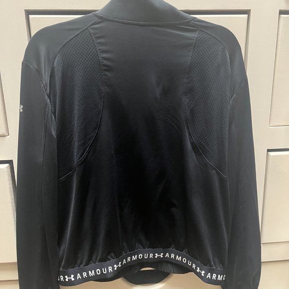 Women's Under Armour HeatGear Full Zip Training Jacket Size M - Picture 4 of 4